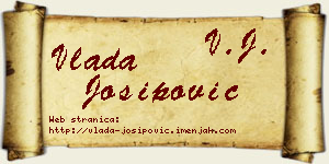 Vlada Josipović vizit kartica